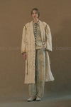 MUTEDANCE belted long jacket MD23FW70 PM108